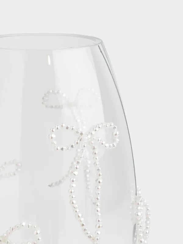 Гүл вазасы, 30 см, шыны/пластик, Бантиктер, Varieses pearl, image-1