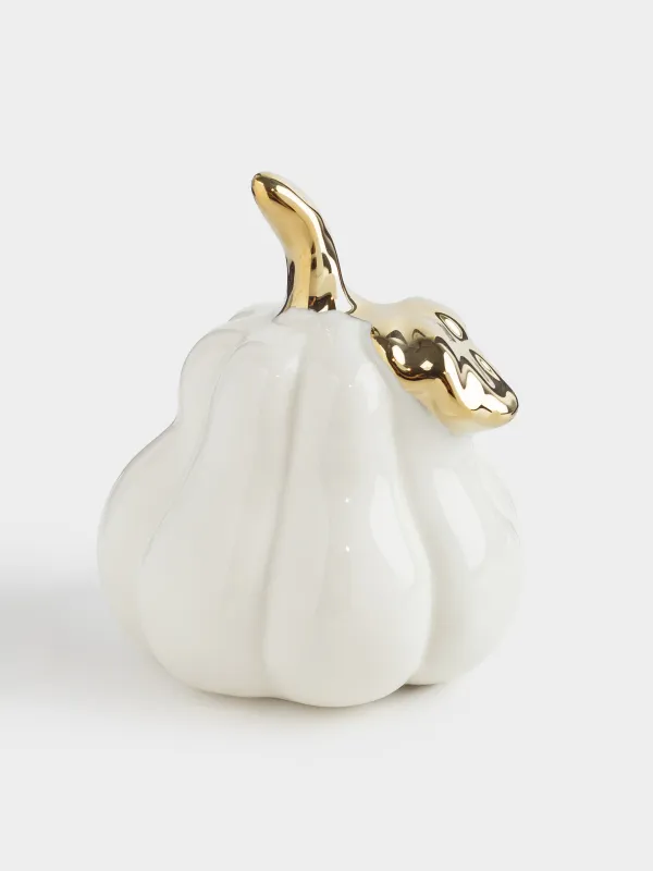 Емкость для соли или перца, 9 см, Тыква с листом, Golden glow, image-3