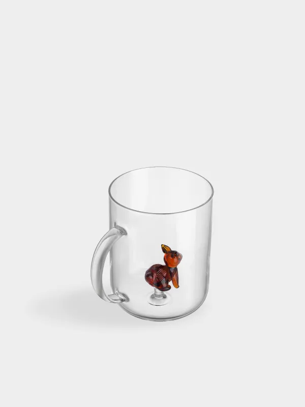 Саптыаяқ, 400 мл, шыны Б, Кәріптас қоян, Shape, image-1