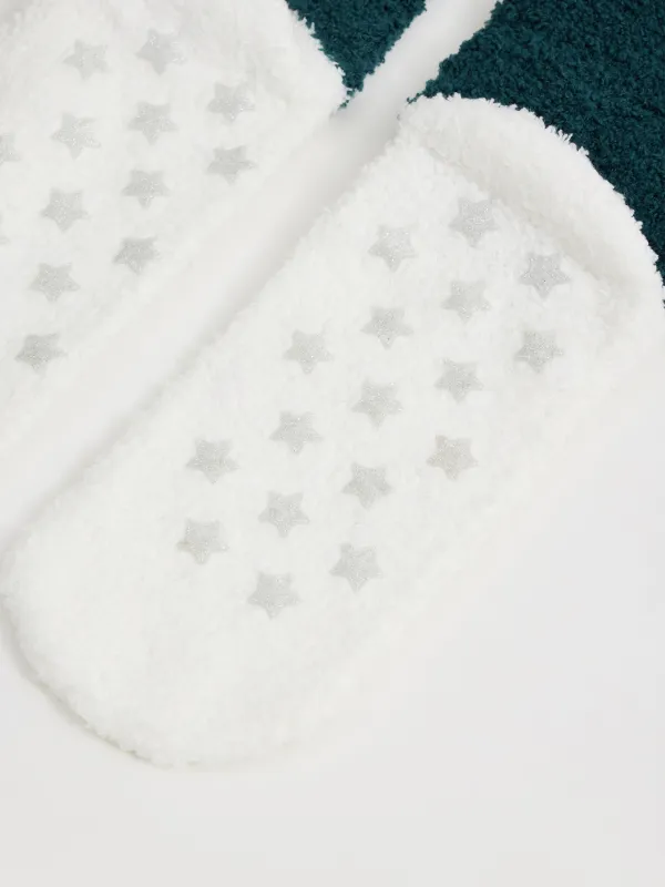 Әйелдер шұлықтары, үйге арналған, өлшемі 36-38, қорапта, полиэстер, сүтті жасыл, Қалпақ киген қаз, Merry, image-2