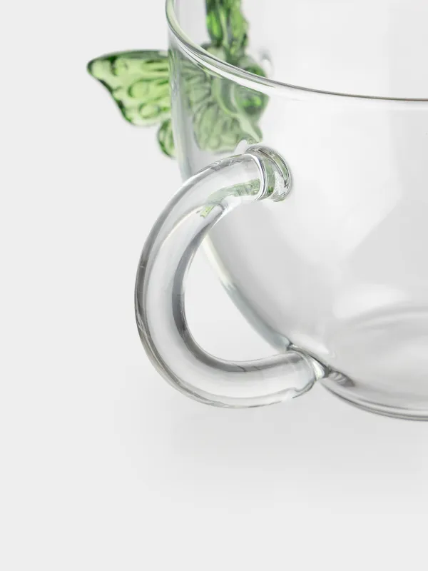 Кружка, 300 мл, стекло Б, Бабочка, Butterfly, image-3