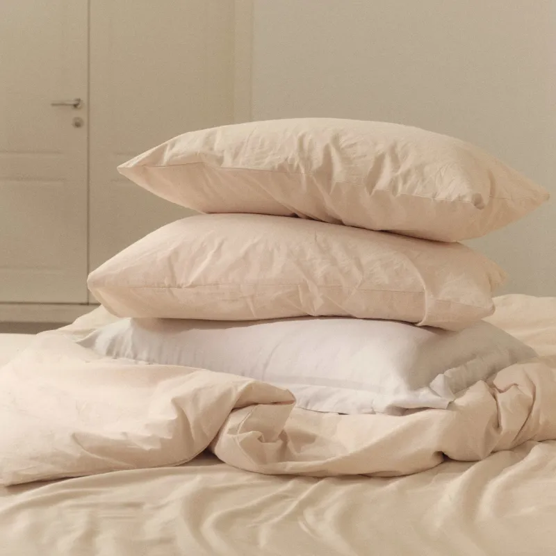 Наволочка, вареный хлопок, Washed cotton