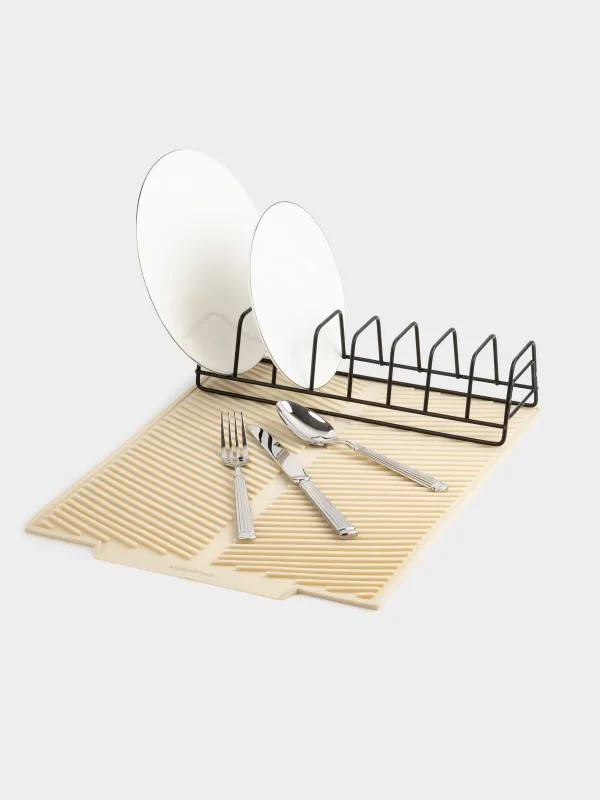 Коврик для сушки посуды с подставкой, 43х33 см, Keeping, image-6