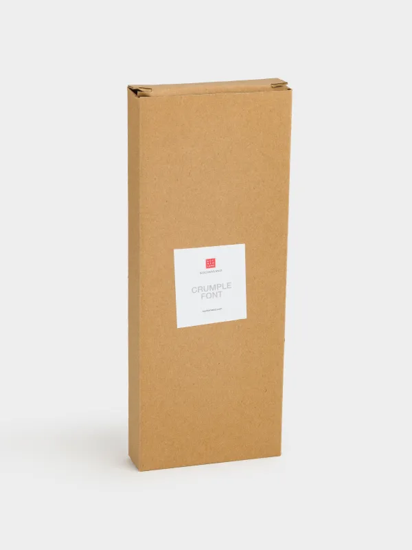 Қасыққа арналған тұғыр, 25 см, керамика, сүт түстес, Crumple font, image-4