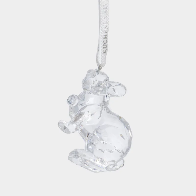 Игрушка елочная, 5х6 см, акрил, Зайчик, Figure crystal