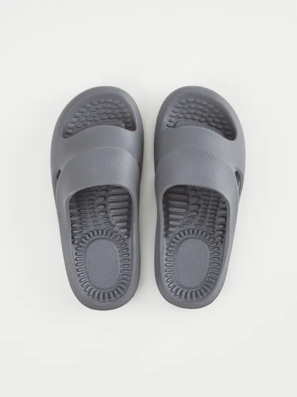 Тапочки мужские, ЭВА, серые, Nathani, image-1