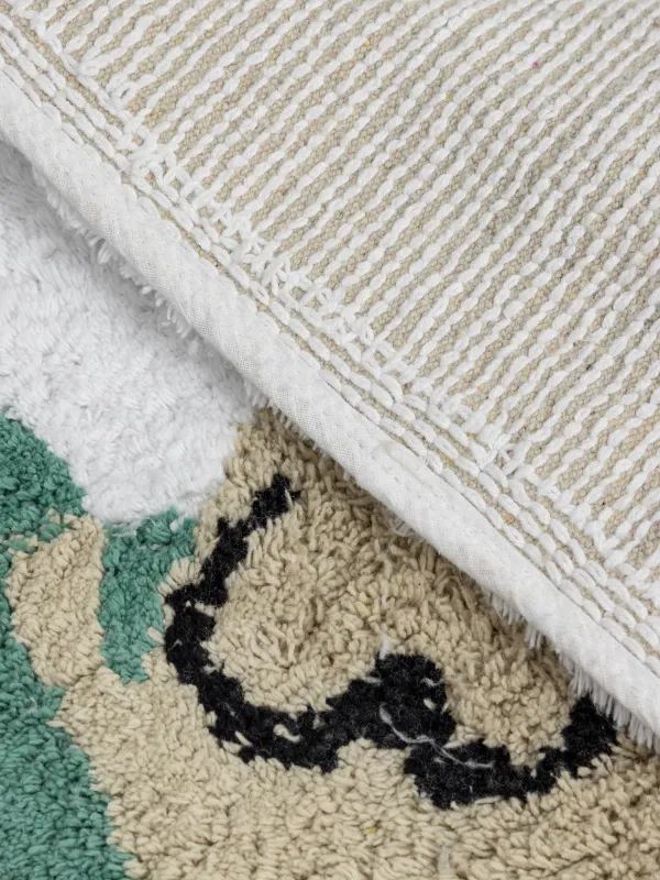 Коврик, 50х80 см, хлопок, молочный, Гусь на скейтборде, Goose, image-5