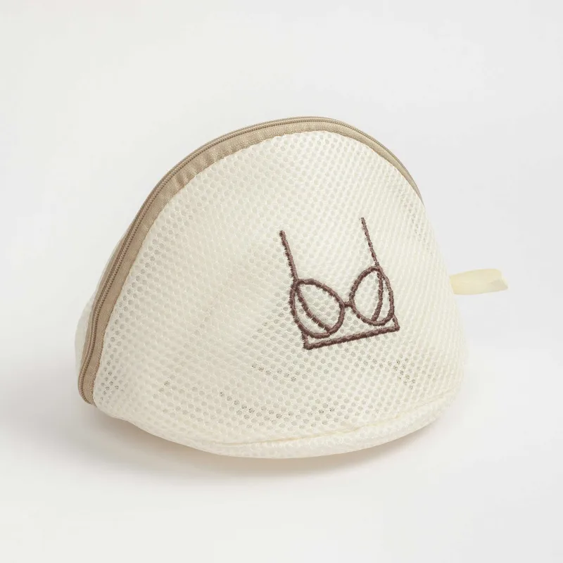 Бюстгалтерлерді жууға арналған сөмке, 18х15 см, полиэстер, сарғылт-қоңыр, Safety new, image-2