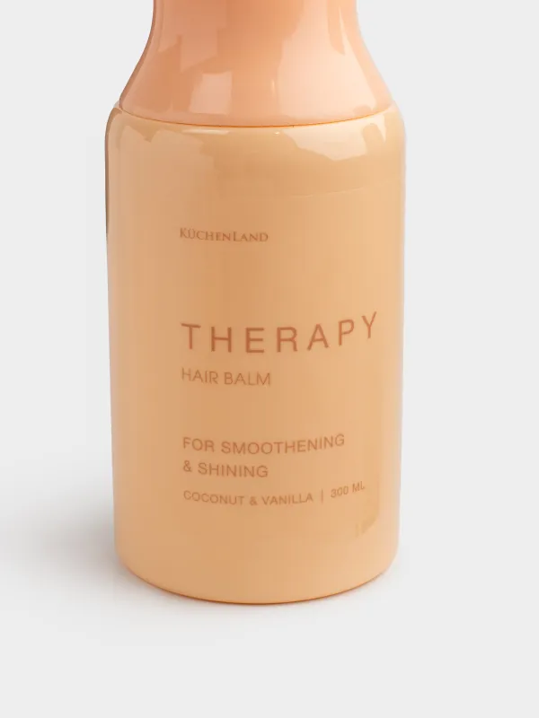 Бальзам-шайғыш, 300 мл, шаштың жұмсақтығы мен жылтырлығы үшін, Кокос жаңғағы/Ваниль, Therapy, image-4