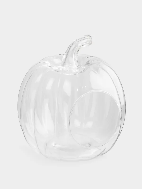 Конфетница, 23х26 см, стекло, Тыква, Clear, image-2