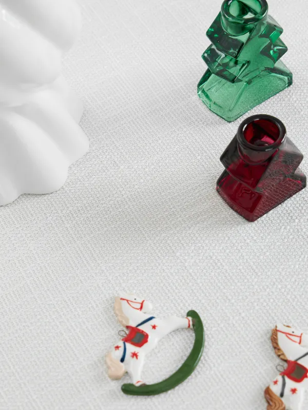 Дастархан, 160х160 см, тігісі бар, полиэстер, сүт түстес, Кендір мата, Gunny traditions, image-2