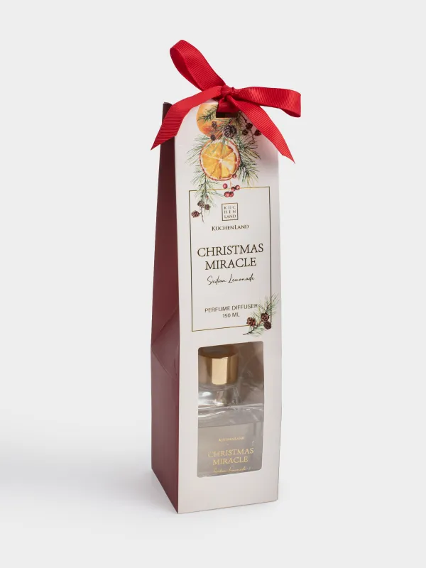 Хош иісті диффузор, 150 мл, шыны, Сицилиялық лимонад, Cristmas miracle, image-4