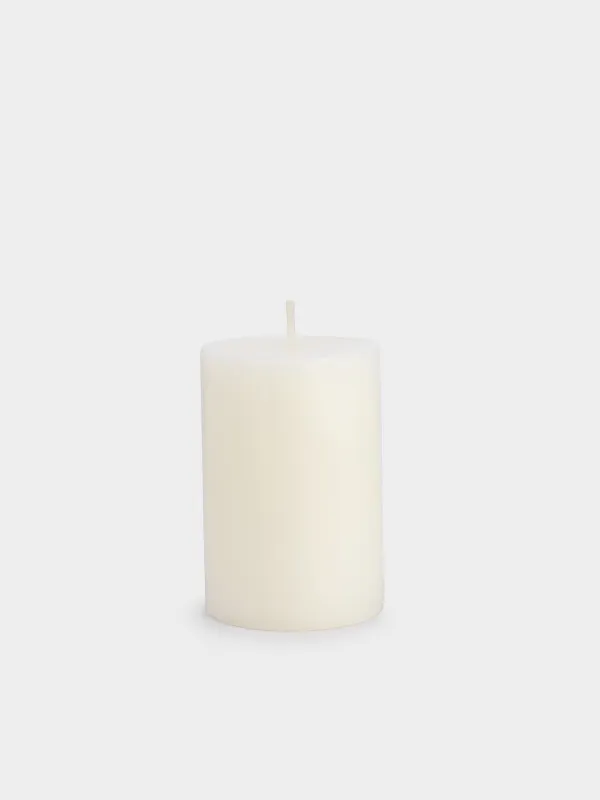 Хош иісті шам, 10 см, цилиндр тәрізді, ақ, Ruby Mandarin Bellini, Luxury white, image-0