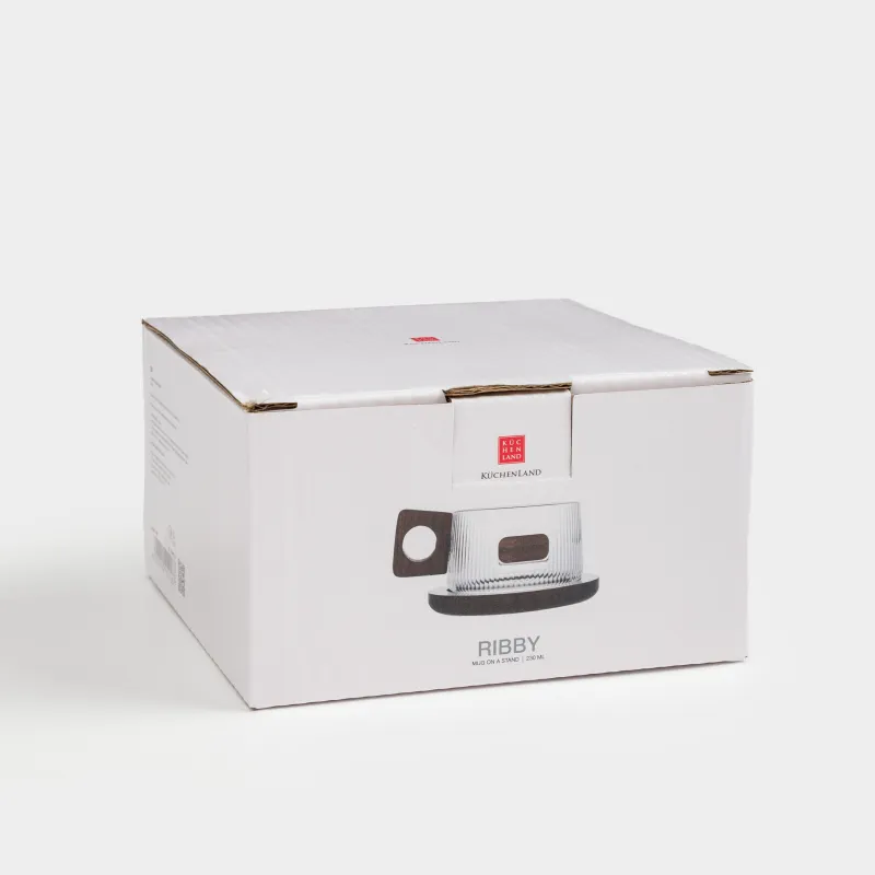 Кружка, 230 мл, на подставке, Ribby wood, image-6