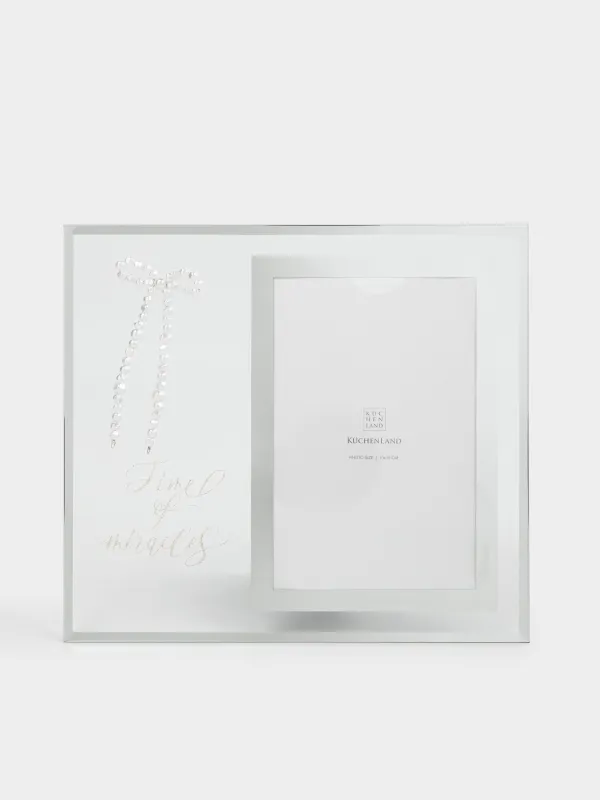 Фото жиектеме, 19х21 см, төсеніші бар, шыны, Дизайн, Glossy, image-4