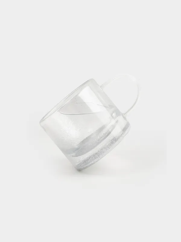 Саптыаяқ, 200 мл, шыны Б, ішінде жылтырақтары бар, Air decor, image-5