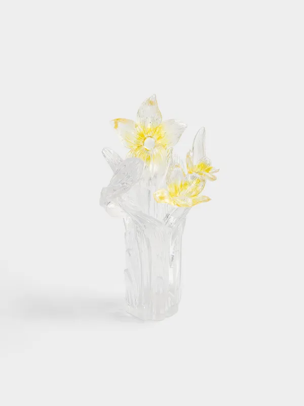 Ваза для цветов, 28 см, декоративная, полирезин, Нарциссы, Bloome, image-0