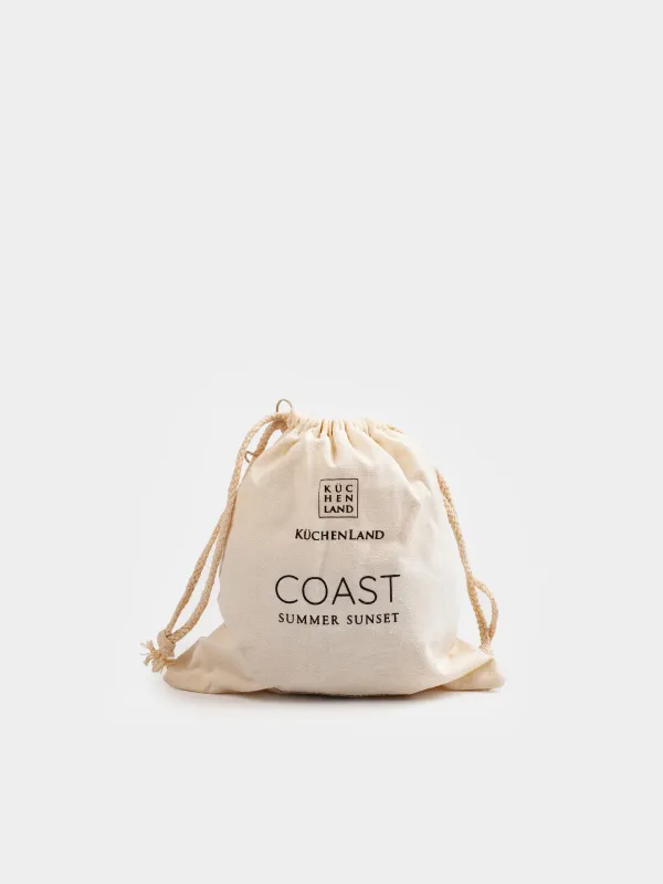 Свеча ароматическая, 12x9 см, в кокосовом подсвечнике, Summer Sunset, Coast, image-4