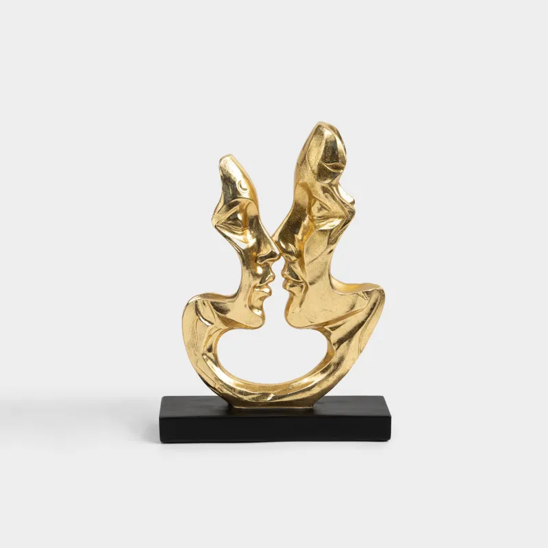 Мүсінше, 31 см, полирезин, алтын, Сүйіс, Baise