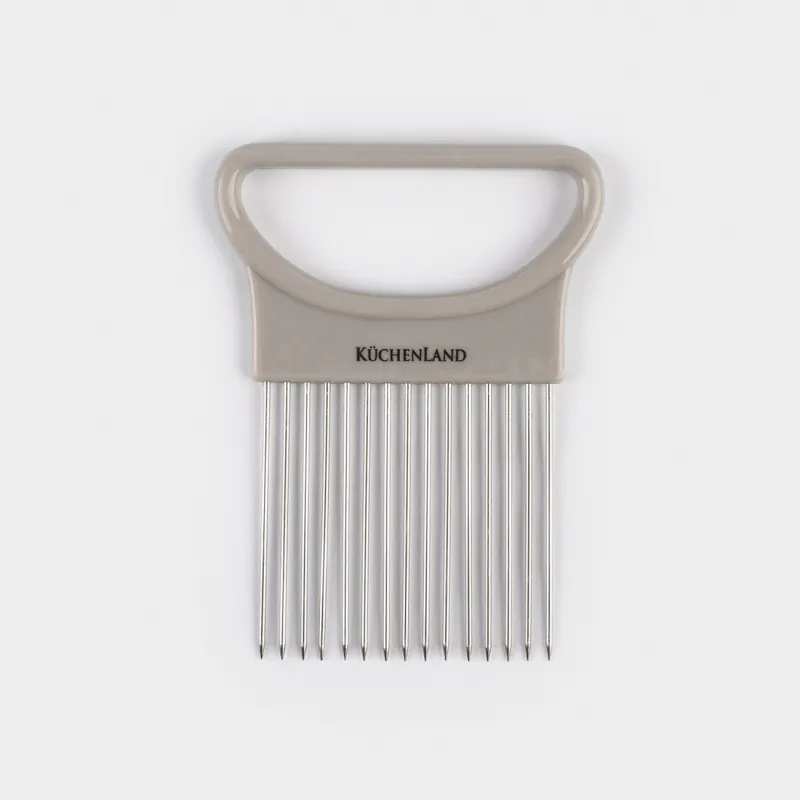 Пияз кескіш ұстағыш, 11х9 см, пластик/Болат, бежевый, Soft Kitchen