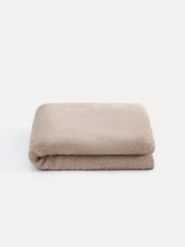 Плед с игрушкой, 178х132 см, флис/полиэстер, бежевый, Зайка, Rabbit, image-2