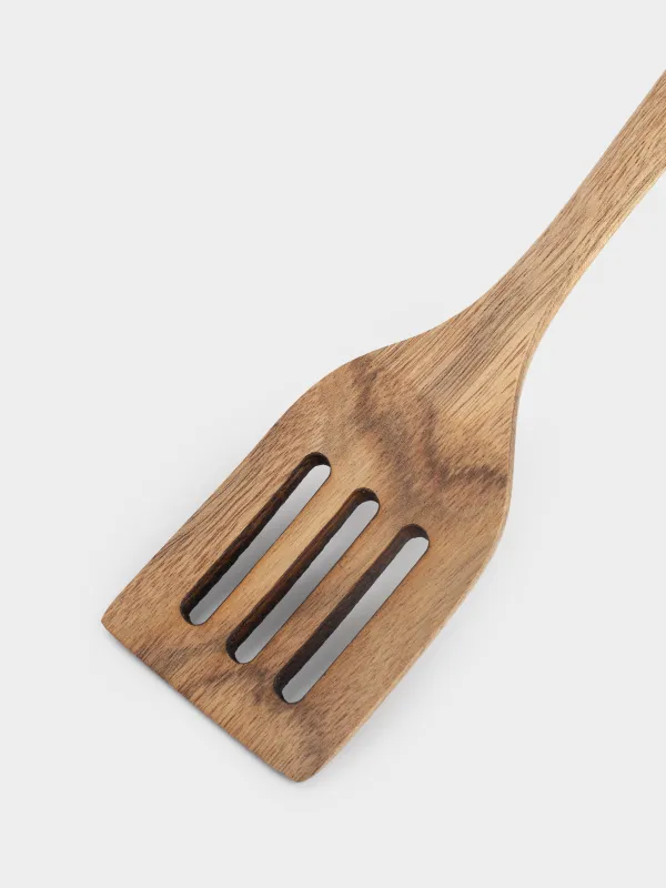 Лопатка, 29 см, с прорезями, дерево, Noble tree, image-2