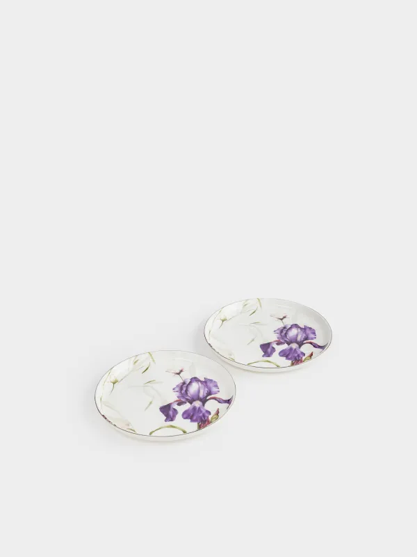 Тарелка десертная, 20 см, 2 шт, Ирис, Antarctica Flowers, image-1