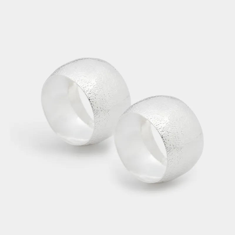 Кольцо для салфеток, 5 см, 2 шт, металл, серебристое, Кольцо, Fantastic R