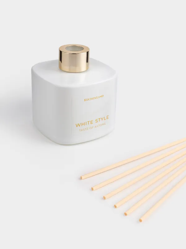 Хош иісті диффузор, 200 мл, керамика, ақ, Хош иіс, White style, image-2