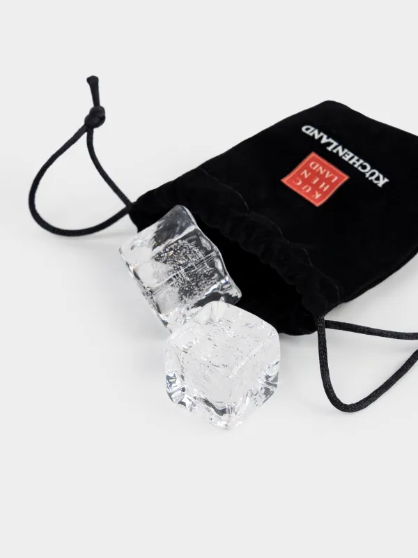 Набор для виски, 1 перс, 3 пр, стаканы/кубики, кристальное стекло, Concave, image-4