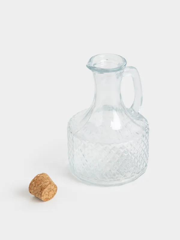 Май немесе сірке суы бар ыдыс, 400 мл, тұтқасы бар, шыны р/тығын, Naiad, image-5