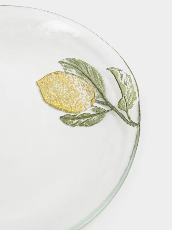 Ыдыс, 20х3 см, шыны, Лимон, Sicilian lemon, image-3