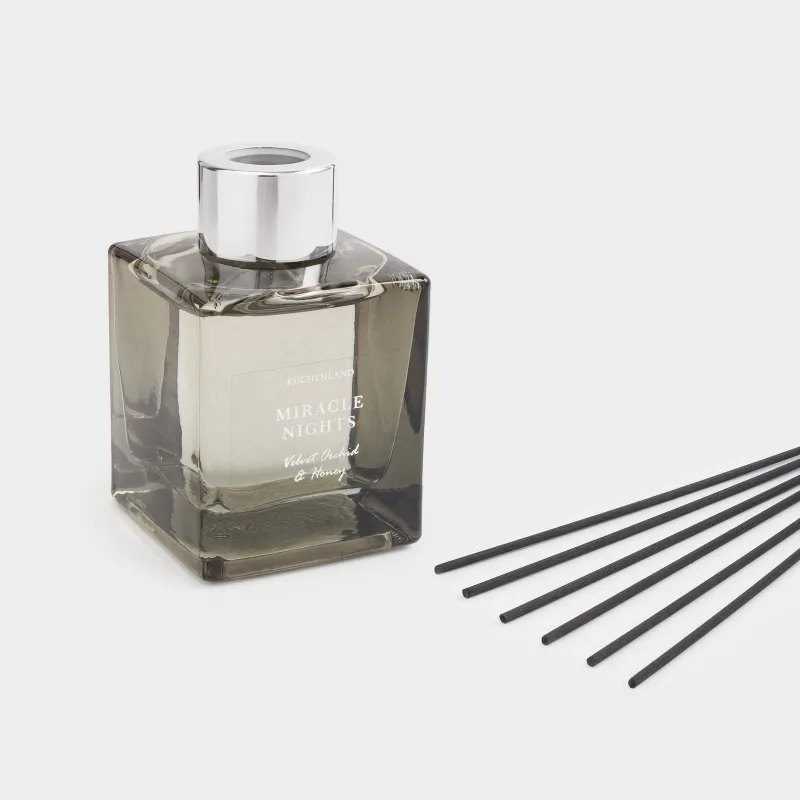 Хош иісті диффузор, 90 мл, сұр, Velvet Orchid & Honey, Miracle nights, image-1