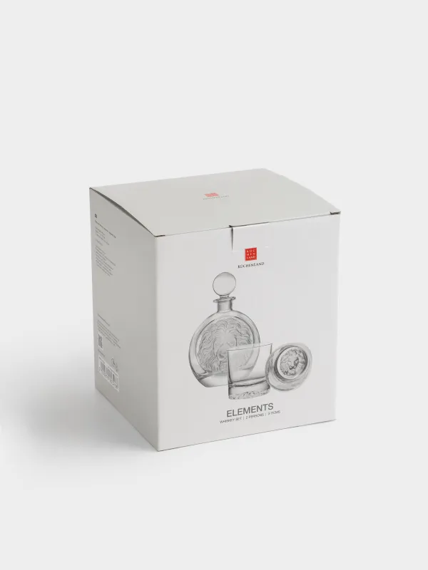 Набор для виски, 2 перс, 3 пр, графин/стаканы, стекло, Лев, Elements, image-5