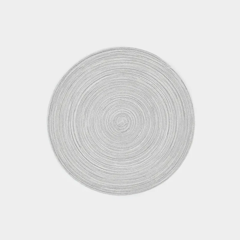 Салфетка под приборы, 38 см, полиэстер, круглая, песочно-бежевая, Rotary