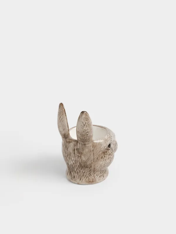 Жұмыртқа тұғыры, 11 см, керамика, қоңыр, Қоян, Easter lace, image-3