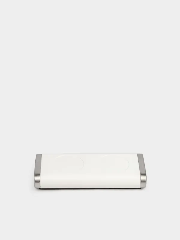 Тұз және бұрыш жинағы, 11 см, магниттік стендте, болат / пластик, қара / ақ, B & W, image-2