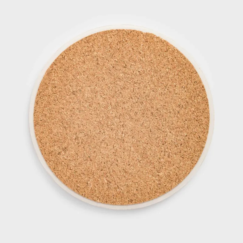 Саптыаяқ тұғыры, 11 см, дөңгелек, керамика/тығын, ақ, Арыстан, Brutal style, image-2