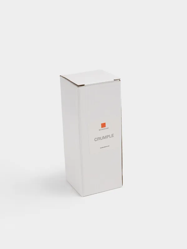 Шам ұстағыш, 10 см, шай шамына арналған, керамика, сүт түстес, Толқынды жиек, Crumple, image-3