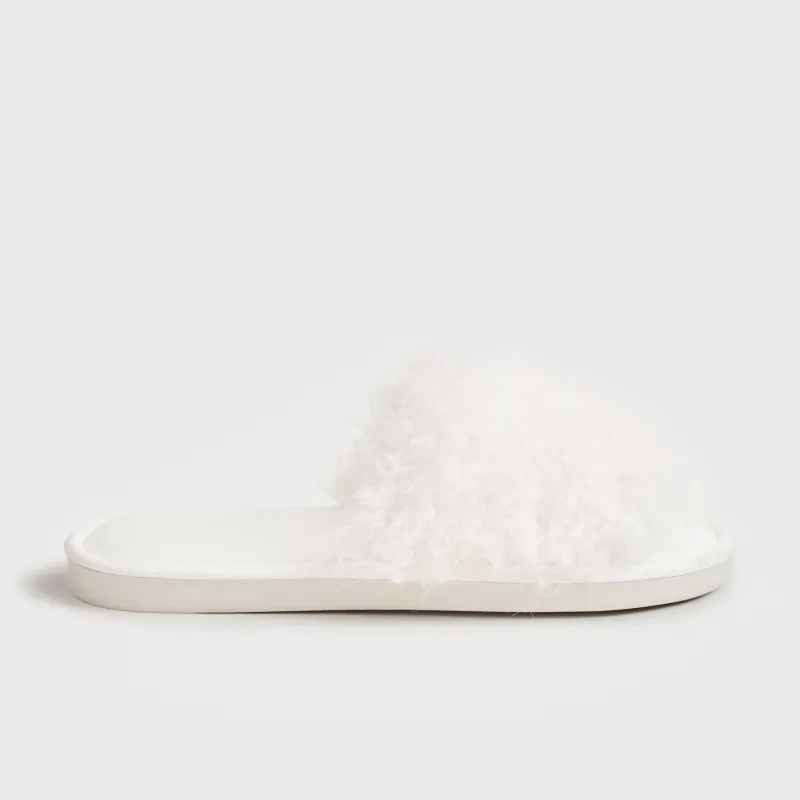 Әйелдер тәпішкелері, үйге арналған, өлшемі 35-36, жасанды үлбір/микрофибра, сүт түстес, Downy