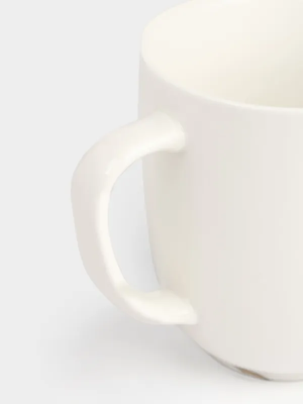 Кружка, 340 мл, фарфор N, бело-золотистая, Пожелание, Revival, image-2