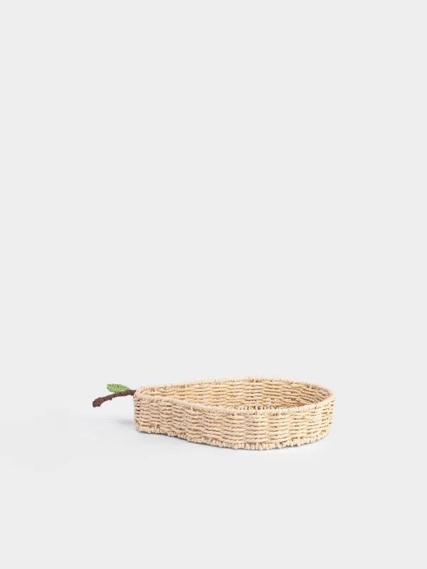 Корзина для хранения, 41х20 см, плетеная, целлюлоза, Груша, Braided, image-0