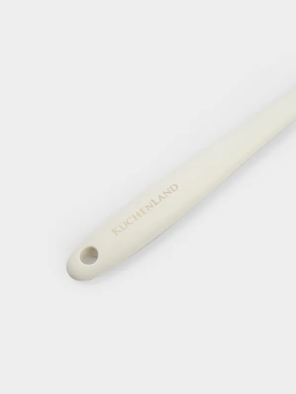 Лопатка-шпатель, 27 см, силикон, молочная, Кролики в цветах, Flora Easter, image-3