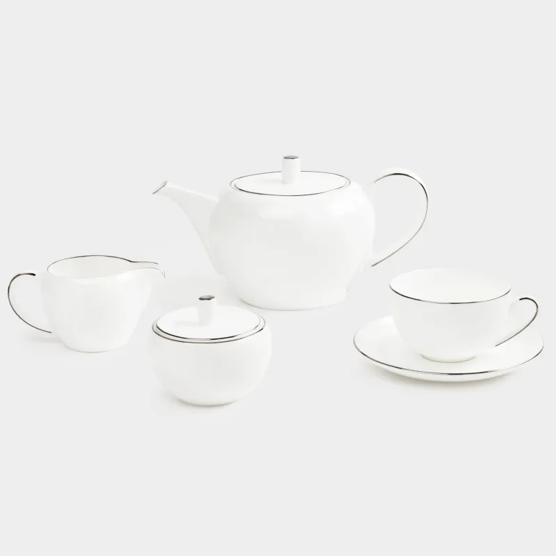 Шай сервизі, 6 парсы, 15 пр, фарфор F, Antarctica