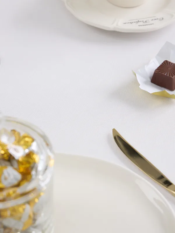 Дастархан, 170х250 см, полиэстер, сүт түстес, Алтын үйлер, Bowery, image-2