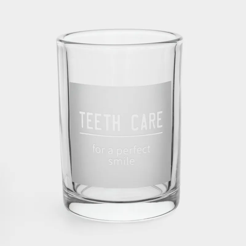 Стакан для ванной комнаты, 11 см, стекло, Lunt