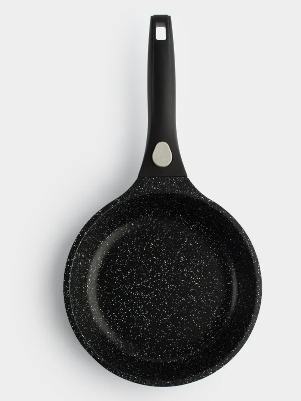 Сковорода, 20 см, съемная ручка, с покрытием, алюминий, Solution 2, image-2