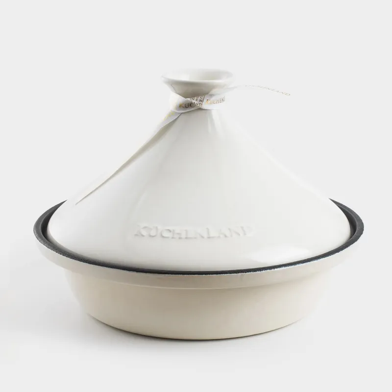 Тегин, 25 см, 1,3 л, қақпағы бар, шойын / керамика, сүт, Roram