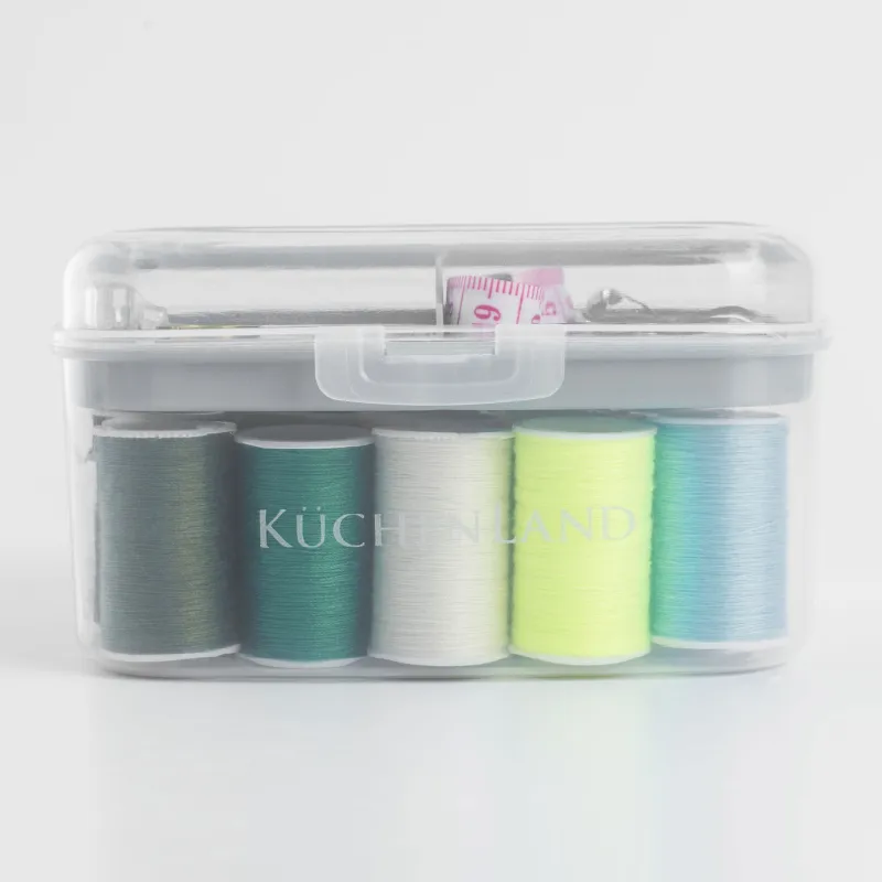 Тігін және қолөнер жиынтығы, 13х10 см, 40 пр, ұйымдастырушыда, пластик / металл, сұр, жіп, image-5