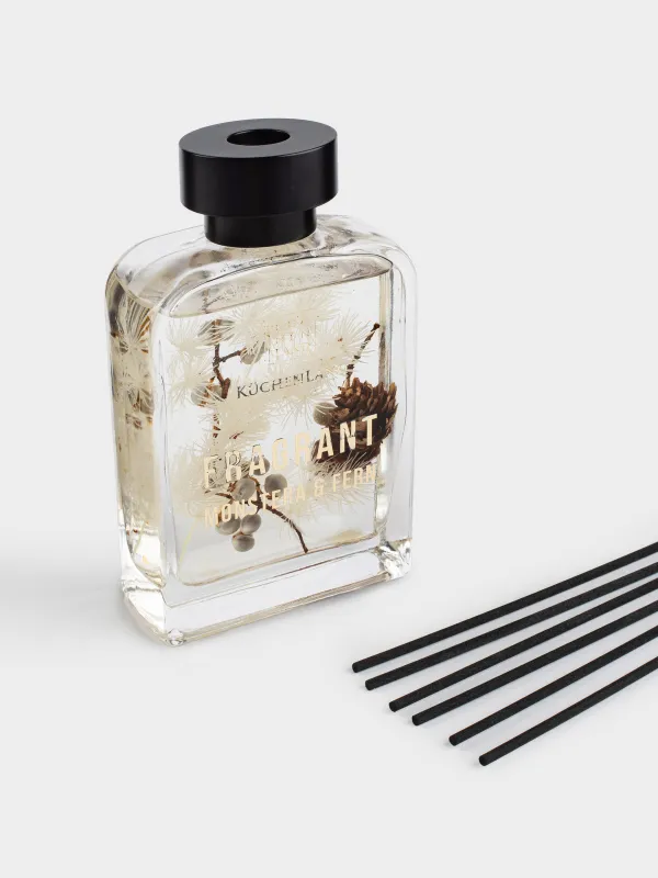 Хош иісті диффузор, 200 мл, кептірілген Floralsмен, Monstera&Fern, Fragrant, image-2